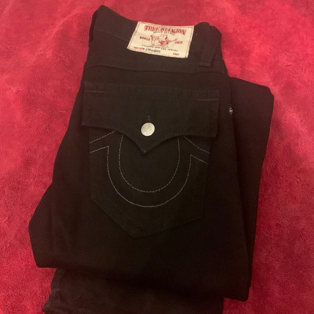 Black true religions jeans